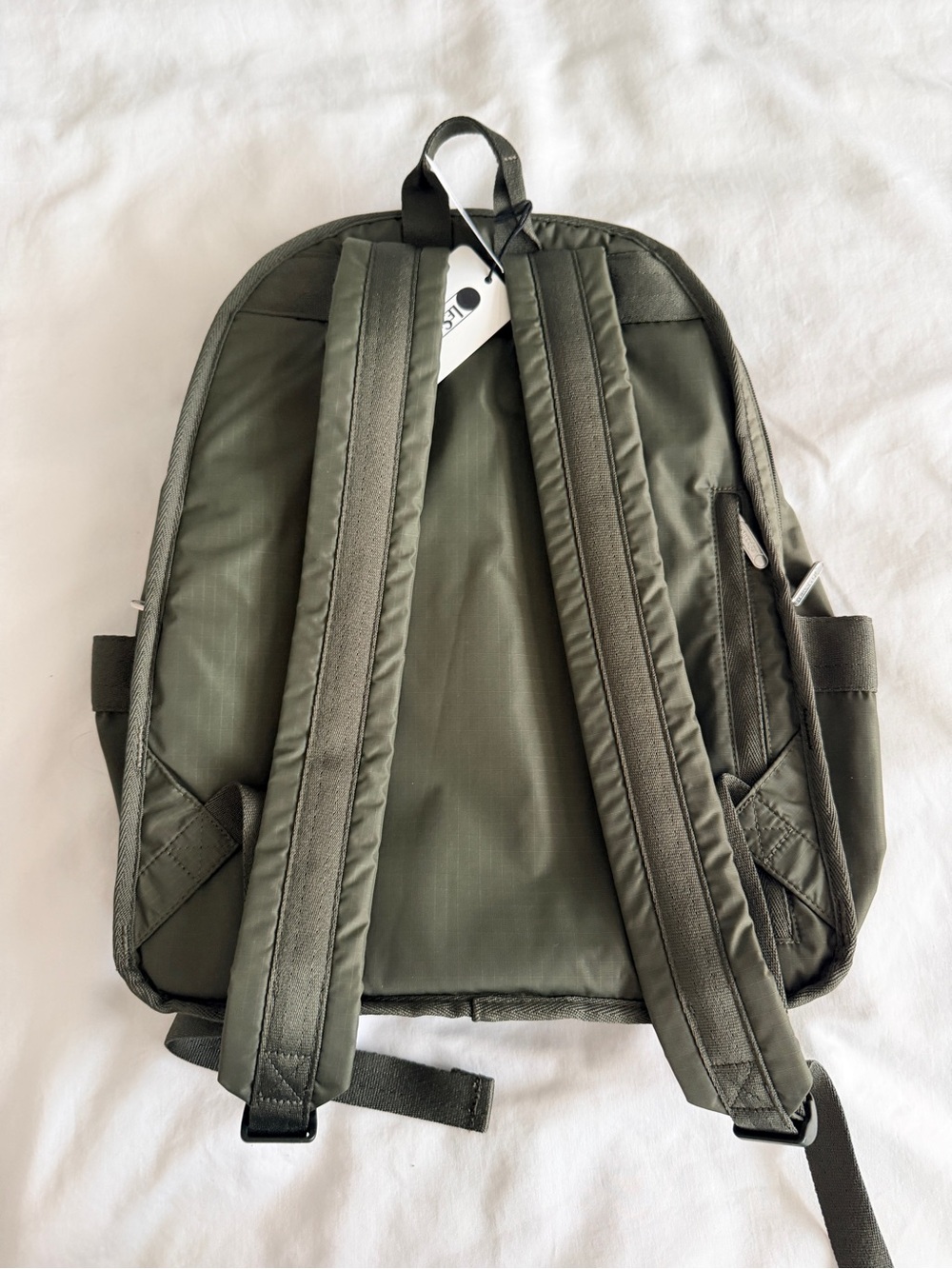 LeSportsac Route backpack in dark olive - Picture 3 of 3